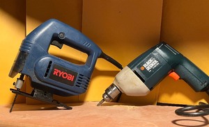 Ryobi 58 Jig Saw JS-45, Black & Decker Variable Speed Drill 7190 Type 2