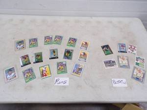 lot 34 image: Rams and Redskins Collector Cards See pics