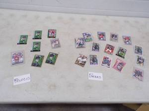 lot 36 image: Broncos and Bears Collector Cards See pics