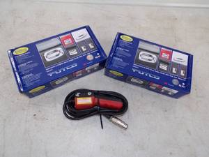 lot 76 image: Winch controler handle 3 pin plug, Chrome car door handle covers.