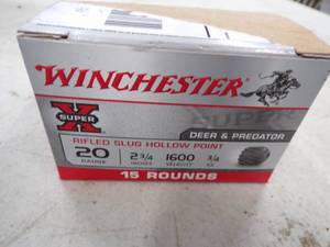 lot 80 image: 15 Rounds of 20 Gauge  2 34 Rifled Slug