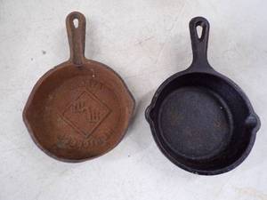 lot 86 image: Pair of Mini Cast Iron Fry Pans