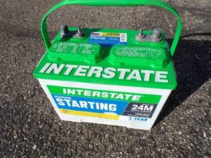 lot 117 image: Interstate Maring Starting Battery