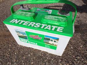 lot 118 image: Interstate Maring Deep Cycle Battery
