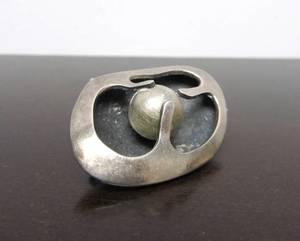Vintage 1960s era Southwestern TAXCO Sterling Modernist Brooch