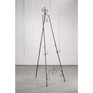 65 in. Floor Easel with Adjustable Brackets Customer Returns See Pictures