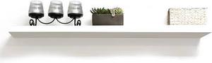 inPlace 47.3 in. W x 10.2 in. D x 2 in. H White MDF Floating Wall Shelf Customer Returns See Pictures