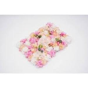 YIYIBYUS 23.62 in. x 15.74 in. Artificial Silk Hydrangea Dahlia Flowering Plants Wall Panels HomeWedding Decoration Customer Returns See Pictures