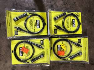Lot of RYOBI EZClean Power Cleaner 6 ft. Flexible Wand  Customer Returns See Pictures