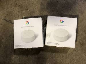 Lot of Google Nest Temperature Sensor - Smart Home Thermostat Sensor   Customer Returns See Pictures