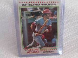 1978 Topps Pete Rose Record Breaker...