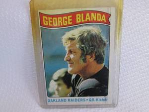 1975 Topps George Blanda Card...