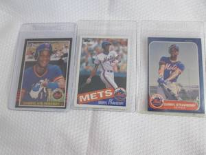 1985 & 86 Darryl Strawberry Topps F...