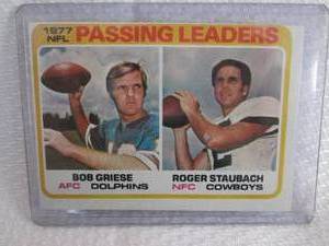 1978 Topps Roger Staubach & Bob Gri...