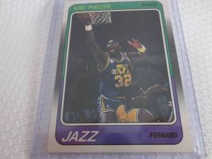 1988-89 Fleer Karl Malone Card...