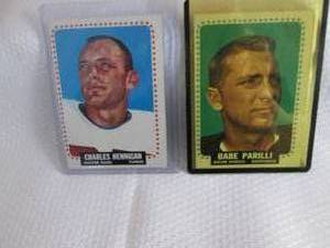 1964 Topps Hennigan & Parilli Footb...
