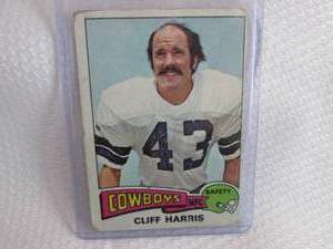 1975 Topps Cliff Harris Rookie Card...