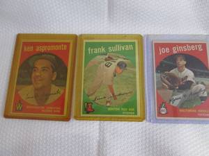 1959 Topps Baseball Cards...