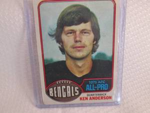 1976 Topps Ken Anderson Card...