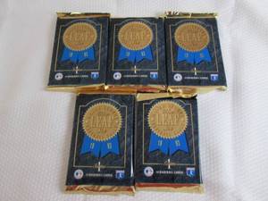 5-1993 Leaf Series 1 Baseball  Pack...