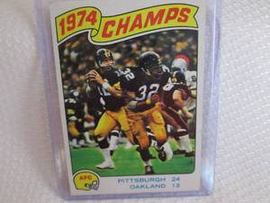 1975 Topps Terry Bradshaw Champs Ca...