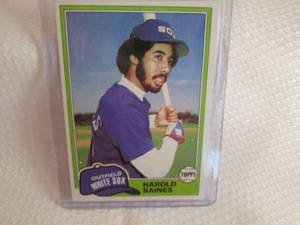 1981 Topps Harold Baines Rookie Car...