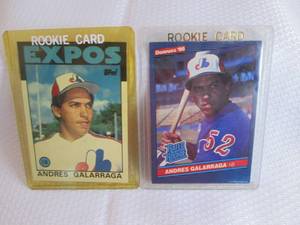 1986 Andres Galarraga Topps & Donru...