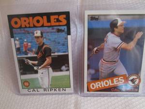 1985 & 1986 Topps Cal Ripken Card...