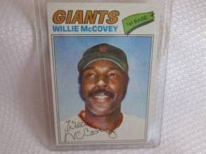 1977 Topps Willie McCovey Card...
