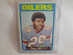 1972 Topps Ken Houston Card...