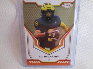 2024 Sage J.J. McCarthy Rookie Card...
