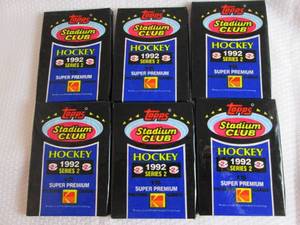 6 1992 Stadium Club Hockey Series 2...