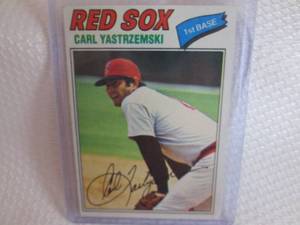 1977 Topps Carl Yastrzemski Card...