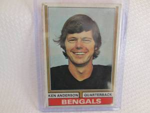 1974 Topps Ken Anderson Card...