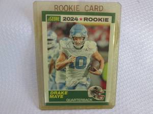 2024 Score Drake Maye Rookie Card...