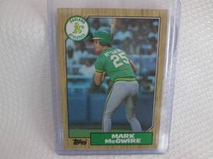 1987 Topps Mark McGwire Card...