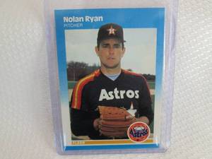 1987 Fleer Nolan Ryan Card...