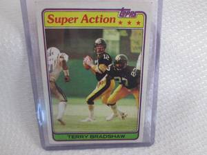 1982 Topps Terry Bradshaw Super Act...