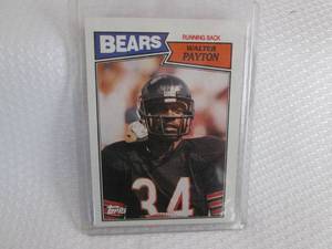 1987 Topps Walter Payton Card...