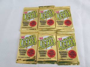 6-1992 Fleer Ultra Baseball Series ...