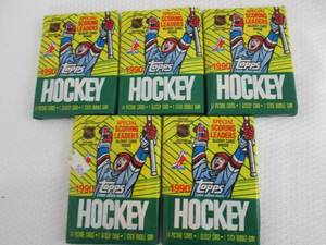5-1990 Topps Hockey Packs...