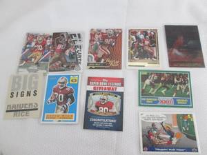 Assorted Jerry Rice Cards...