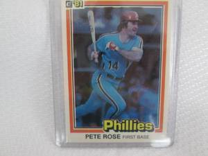 1981 Donruss Pete Rose Card...