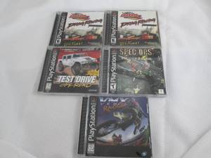 5 Play Station Video Games...