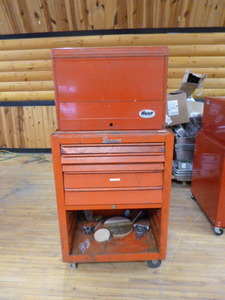 lot 30 image: 2 Toolboxes (stacked) with Tools