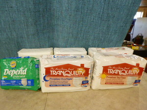 lot 80 image: 6 Packages of Adult Absorbent Disposable Undergarments