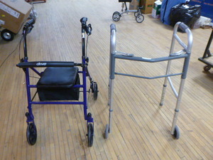 lot 120 image: 2 Collapsible Walkers