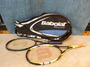 lot 125 image: 2 Tennis Rackets with Case