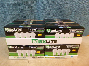 lot 128 image: MaxLite Light Bulbs