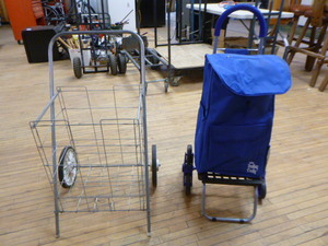 lot 164 image: 2 Folding Utility Carts